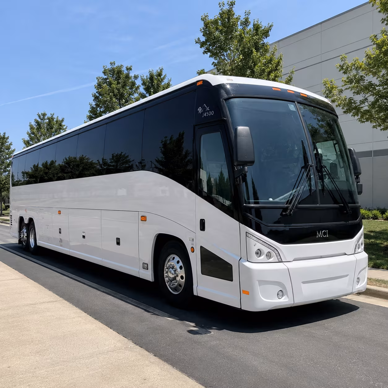 parma charter bus services exterior