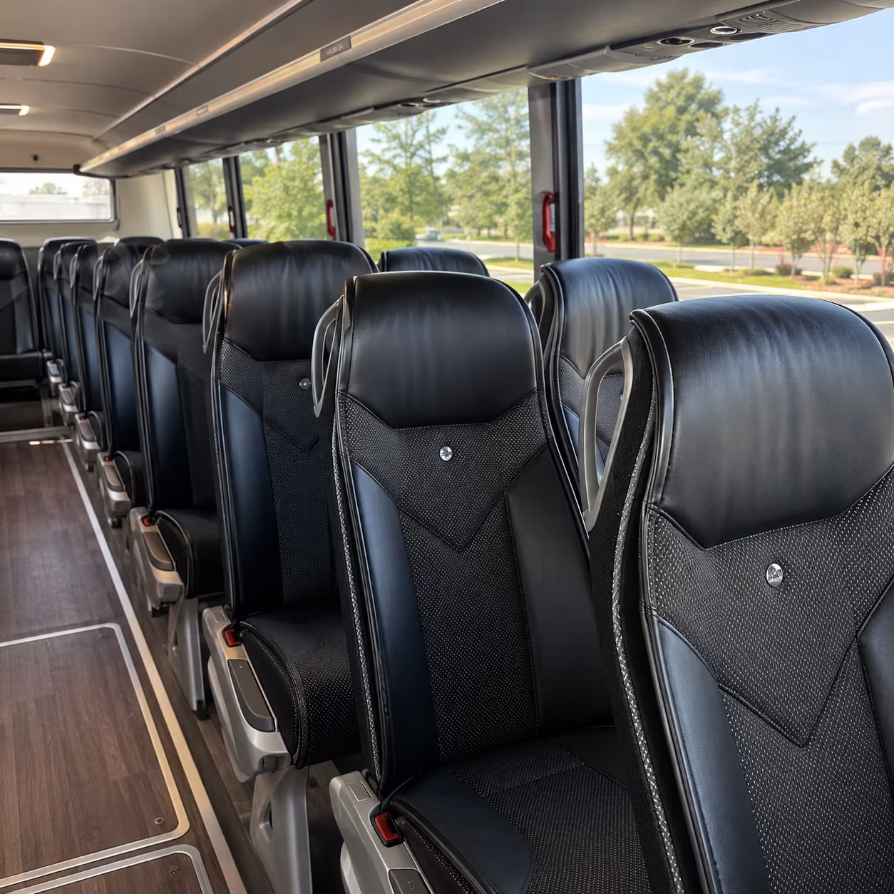 parma charter bus services inside