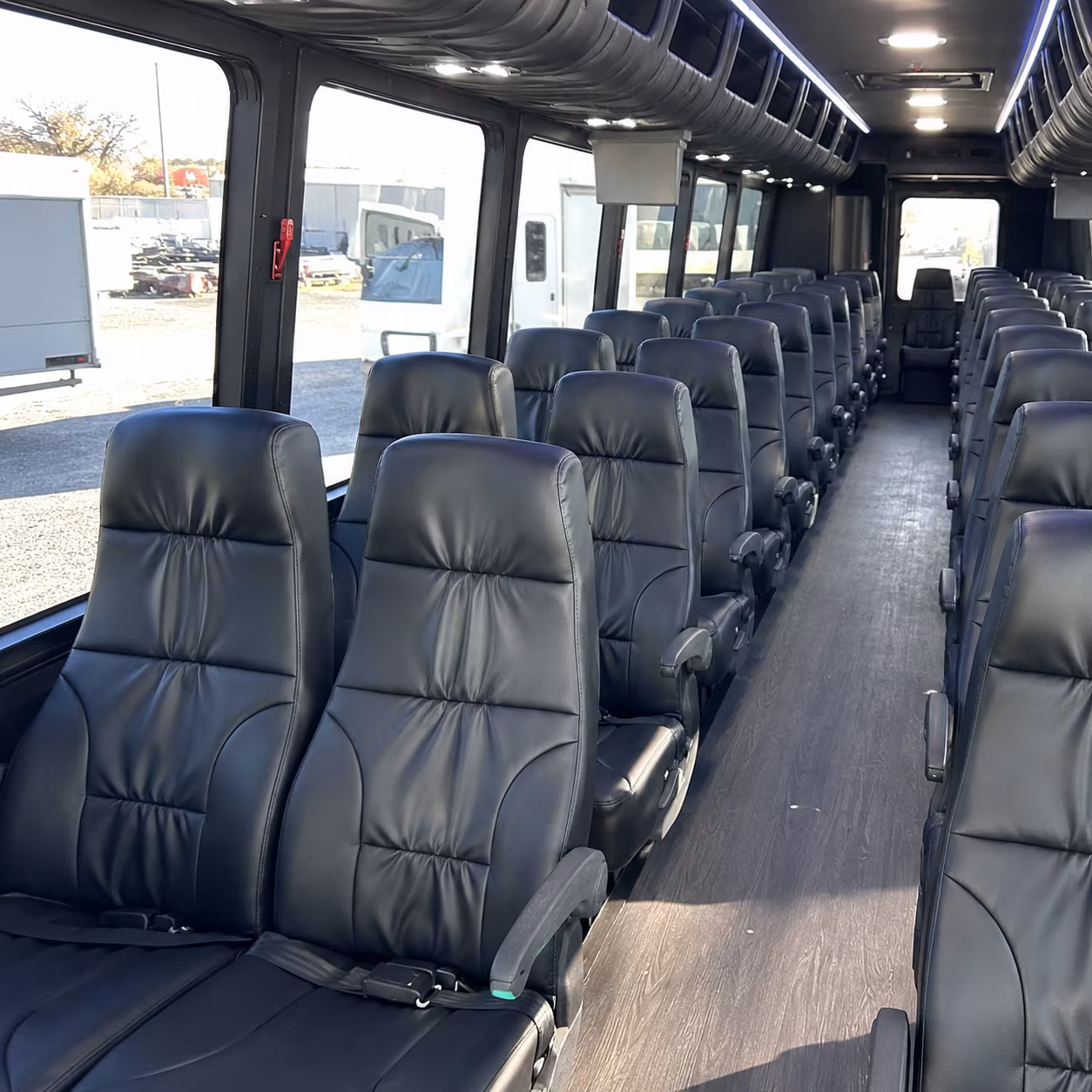 parma corporate event transportation onboard seating