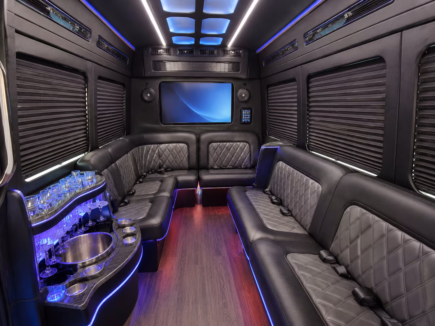 parma party bus interior