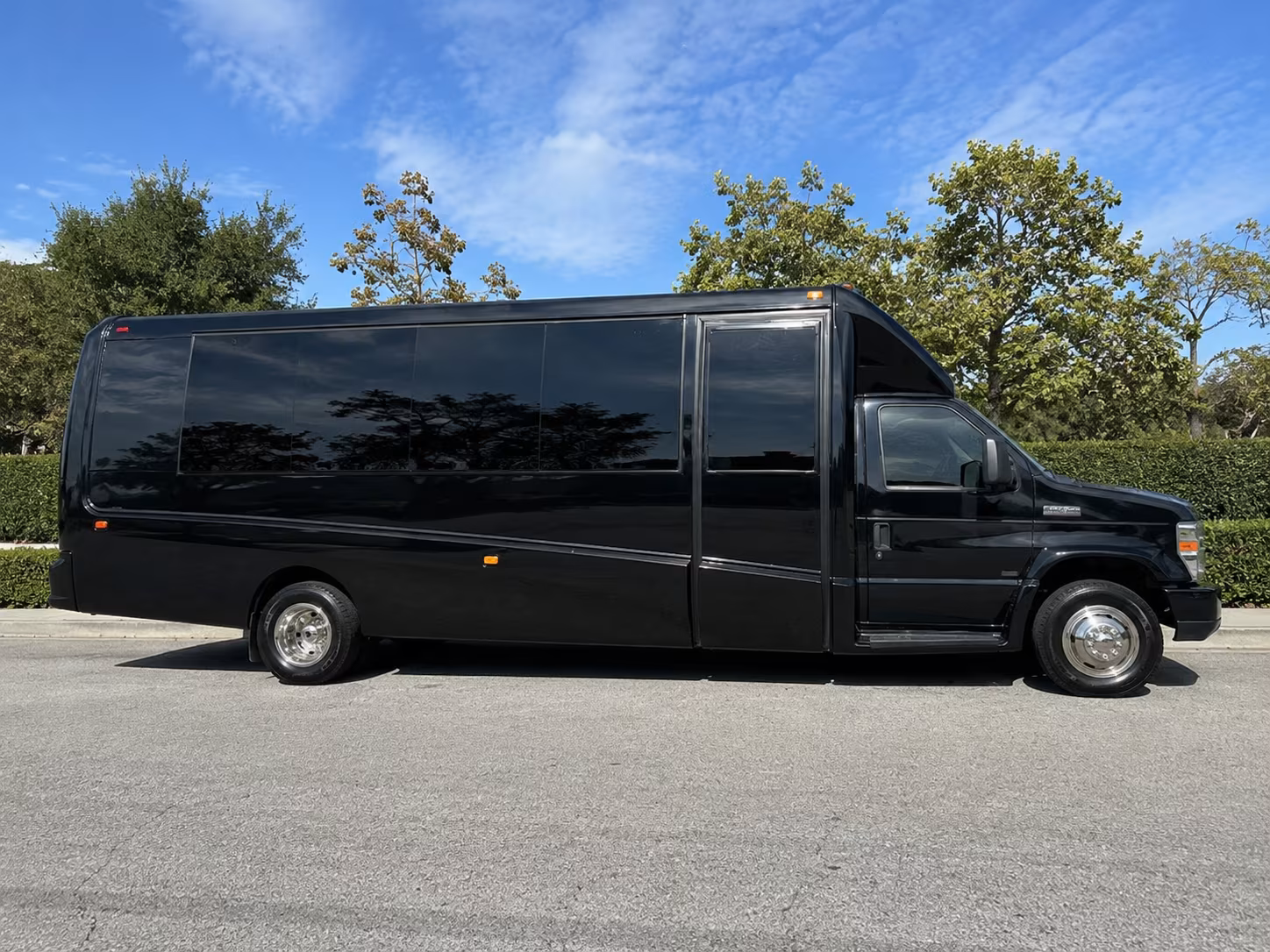 parma sporting event transportation onboard seating